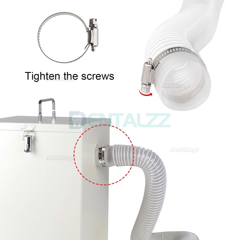 RZ-XC 1000W Odkurzacz Laboratoryjny Stomatologiczny System Odsysania Pyłu